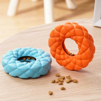 HN24-EB-096 cookie shaped natural rubber dog toys