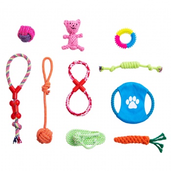 HN24-CNXF-030 cotton rope dog toys set