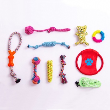 HN24-CNXF-031 cotton rope dog toys set